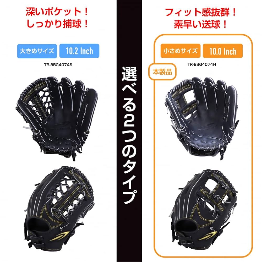 Amazon | TIGORA(ティゴラ) 軟式用 野球 野手用グラブ 軟式